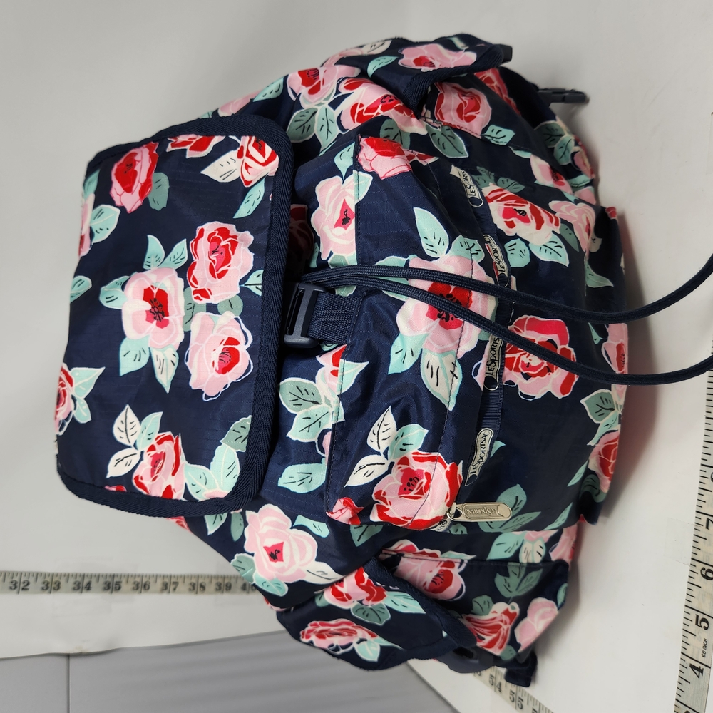 Lesportsac Floral Navy Backpack